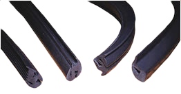 Extruded rubber profiles